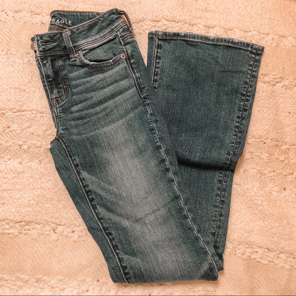 american eagle boot cut jeans size 0